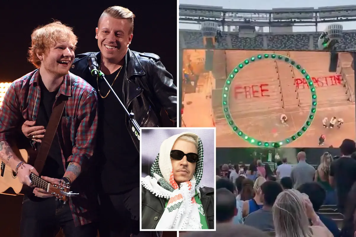 Ed Sheeran backs pal Macklemore after he was yanked off tour for anti-Israel rants: ‘I am not complicit’