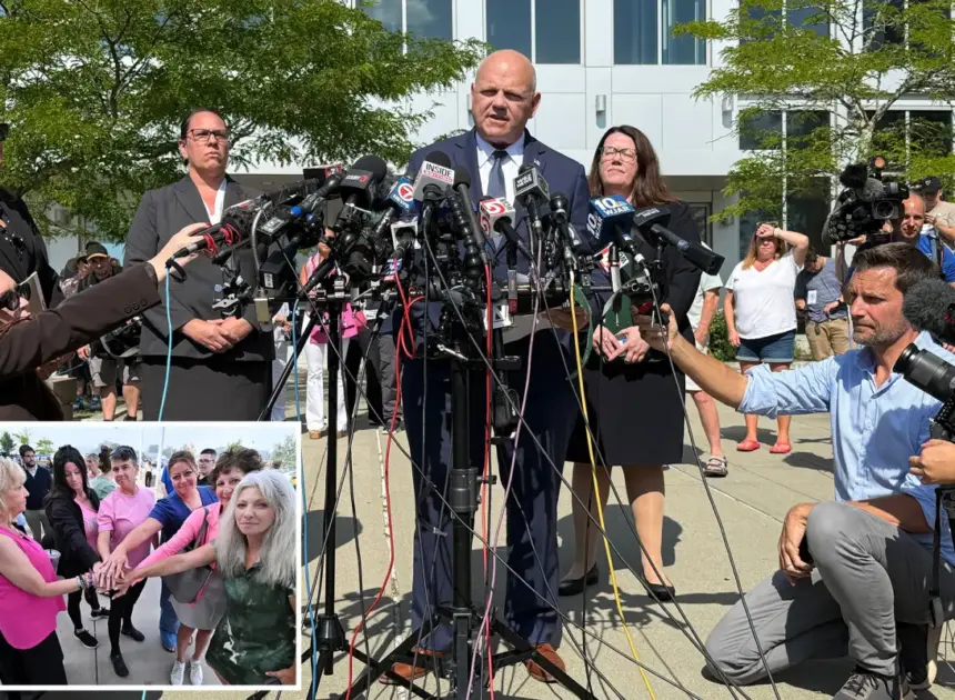 Lindsay Clancy supporters interrupt DA’s post-trial press conference, chanting he’s ‘corrupt’