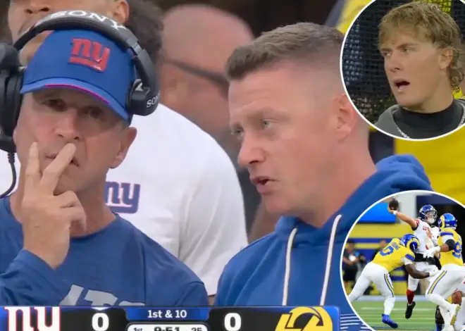 Internet sleuths try to discern Jaxon Dart injury lip-reading moment as Giants brace for timeline