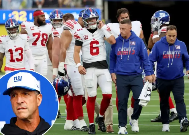 John Harbaugh says ‘all options are open’ as Jaxson Dart leaves Giants QB void