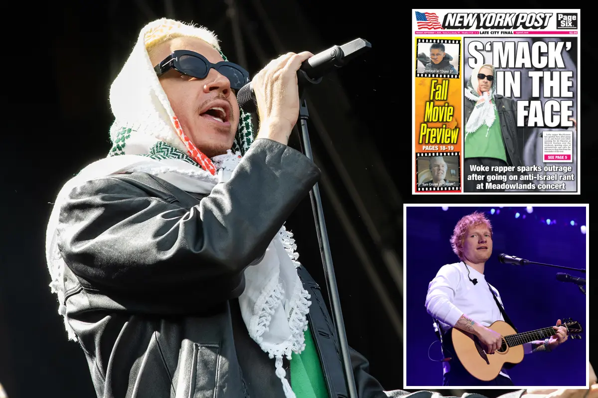 Macklemore yanked off Ed Sheeran’s tour after anti-Israel rants anger venues
