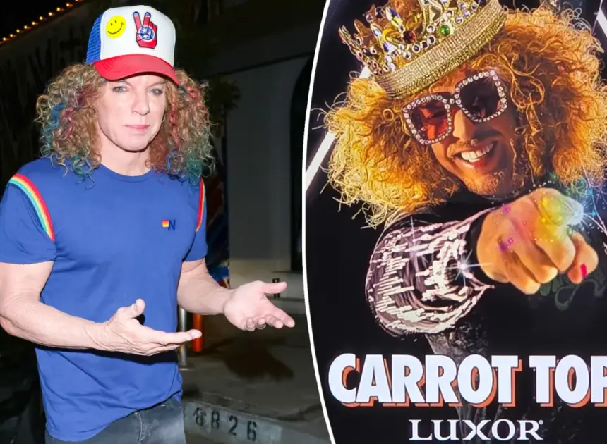 Carrot Top’s Las Vegas shows thrown into uncertainty as comedian remains hospitalized