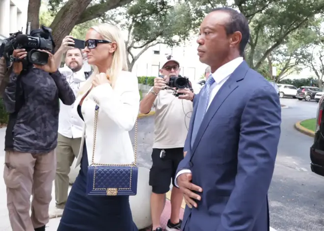 Exclusive | Vanessa Trump stands by Tiger Woods at DUI hearing as couple makes rare joint appearance
