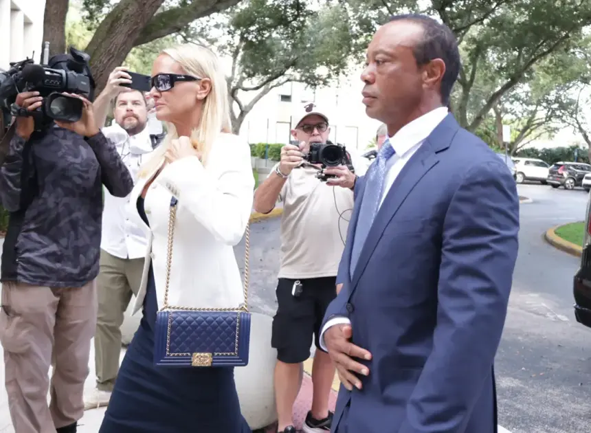 Exclusive | Vanessa Trump stands by Tiger Woods at DUI hearing as couple makes rare joint appearance