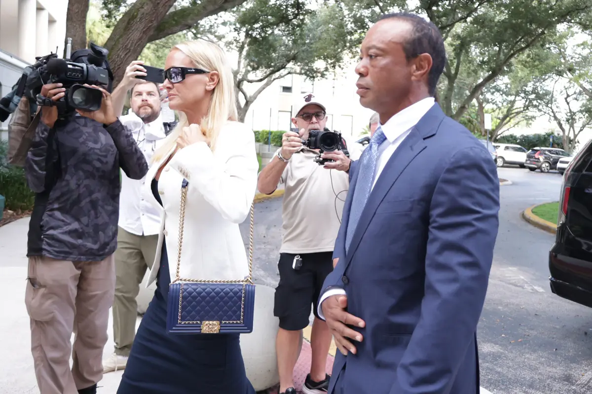 Exclusive | Vanessa Trump stands by Tiger Woods at DUI hearing as couple makes rare joint appearance