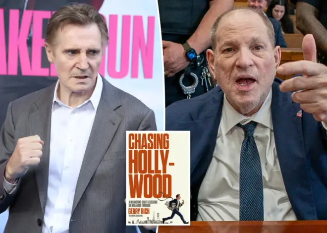 Wild fight between Liam Neeson and Harvey Weinstein detailed in new book by movie marketing veteran