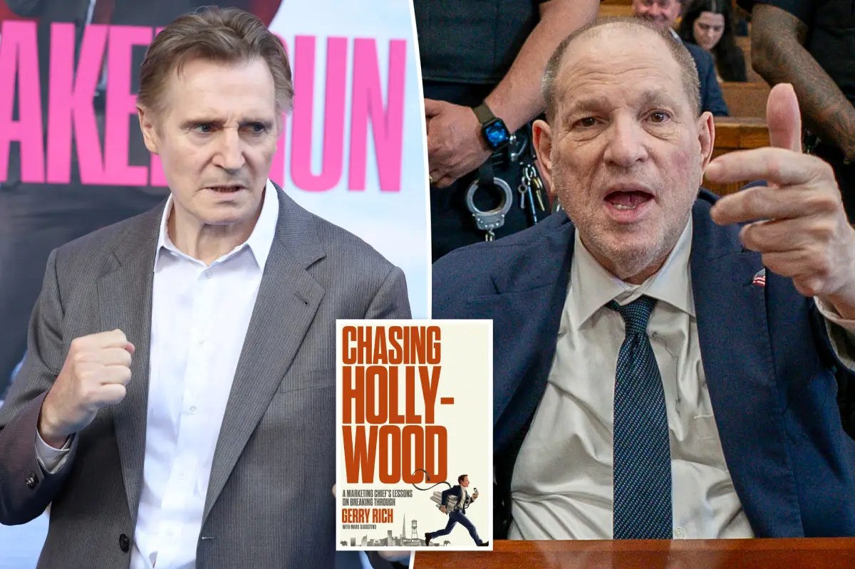 Wild fight between Liam Neeson and Harvey Weinstein detailed in new book by movie marketing veteran