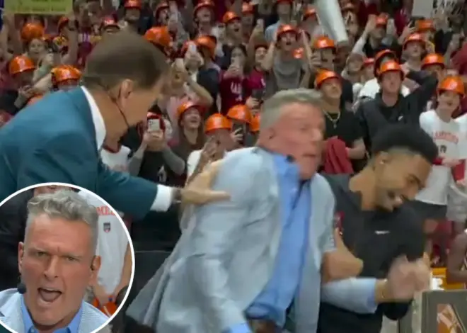 Nick Saban, Bryce Young shove Pat McAfee for his Alabama-Georgia pick in wild ‘College GameDay’ moment