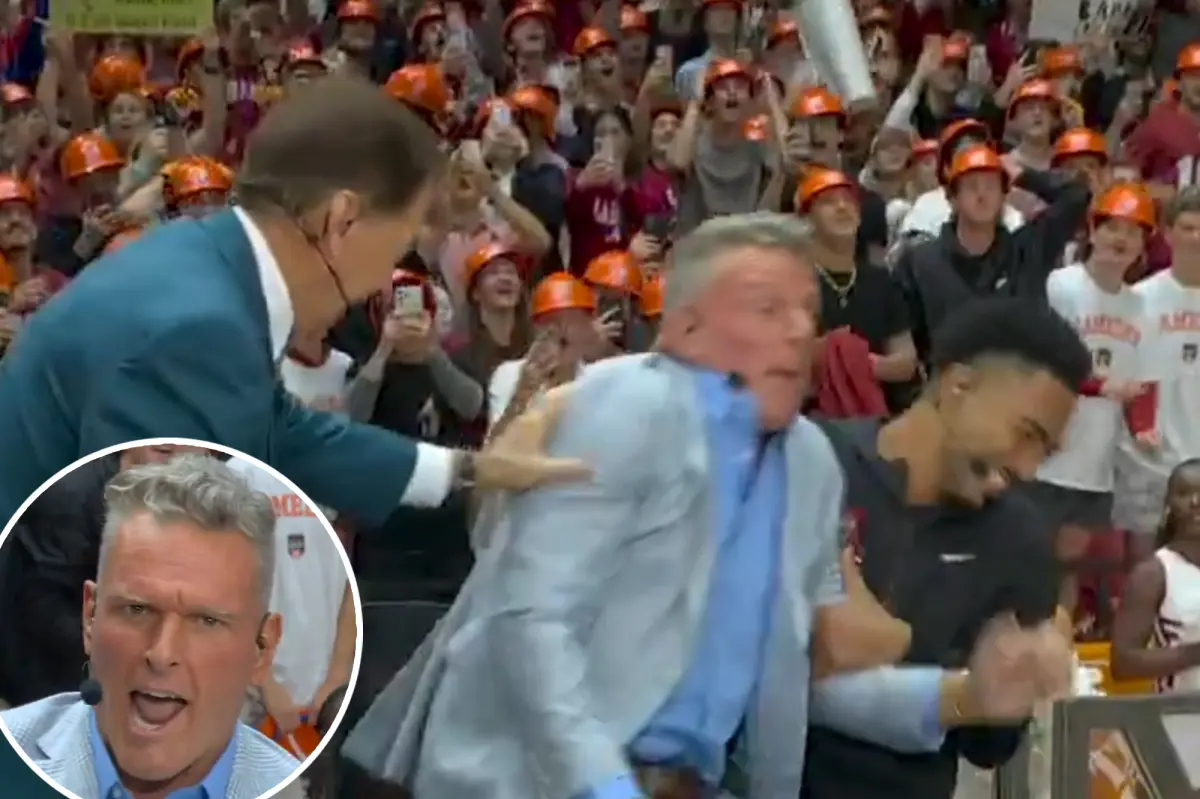 Nick Saban, Bryce Young shove Pat McAfee for his Alabama-Georgia pick in wild ‘College GameDay’ moment