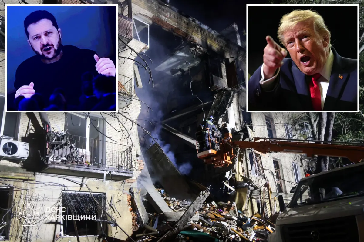 Ukraine got no warning about latest Russian strikes on Kyiv, Zelensky says after latest Trump critique