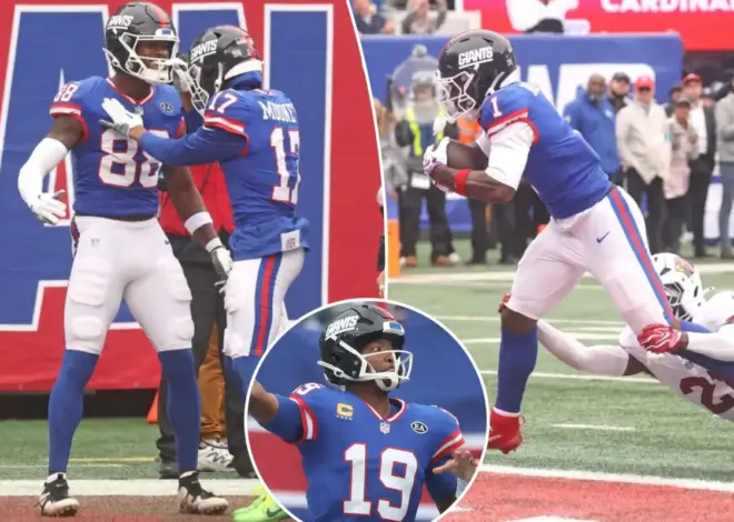 Giants beat Cardinals on game-ending pick-six to move to 3-1