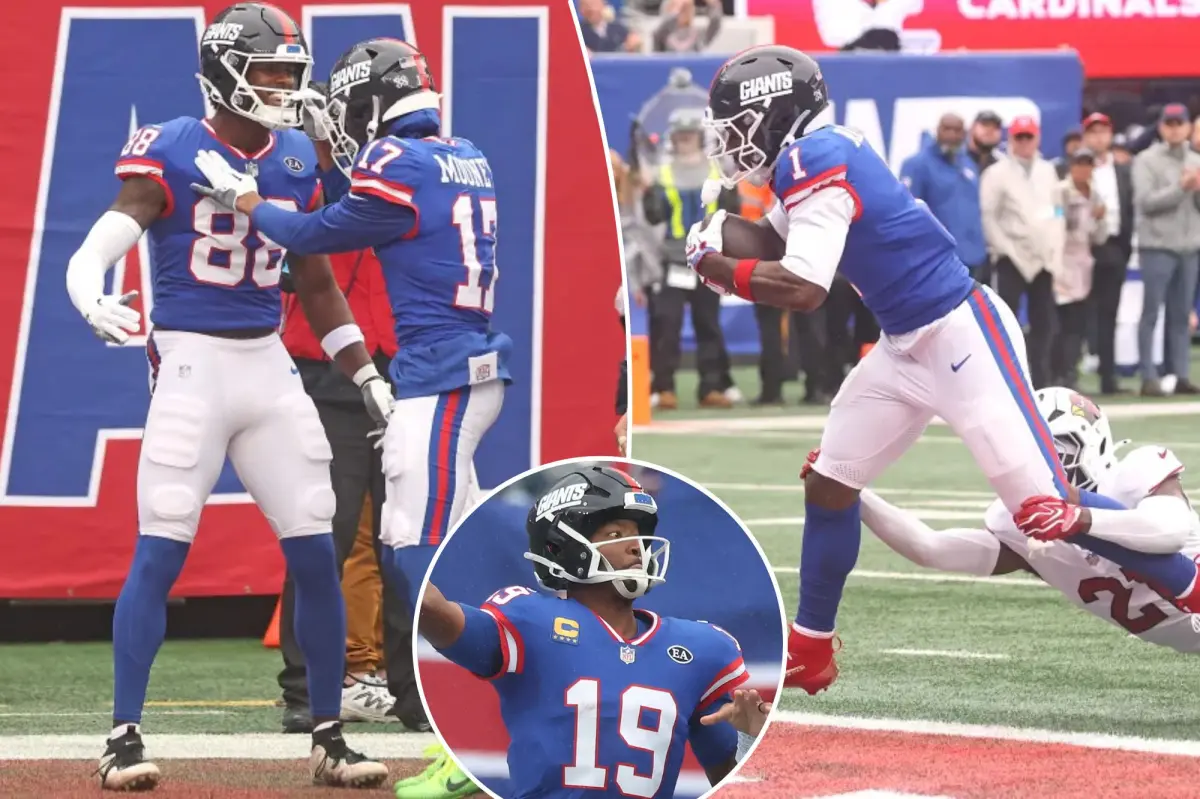Giants beat Cardinals on game-ending pick-six to move to 3-1