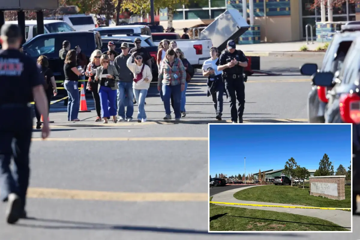 Three kids, 1 teacher killed by crazed teen gunman at Oregon elementary school — before hero bystander takes down shooter