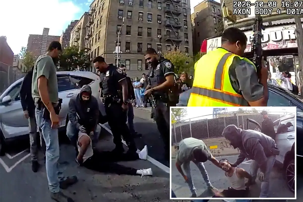 See the intense moment NYPD rushes suspected migrant gangbanger shot by ICE to hospital