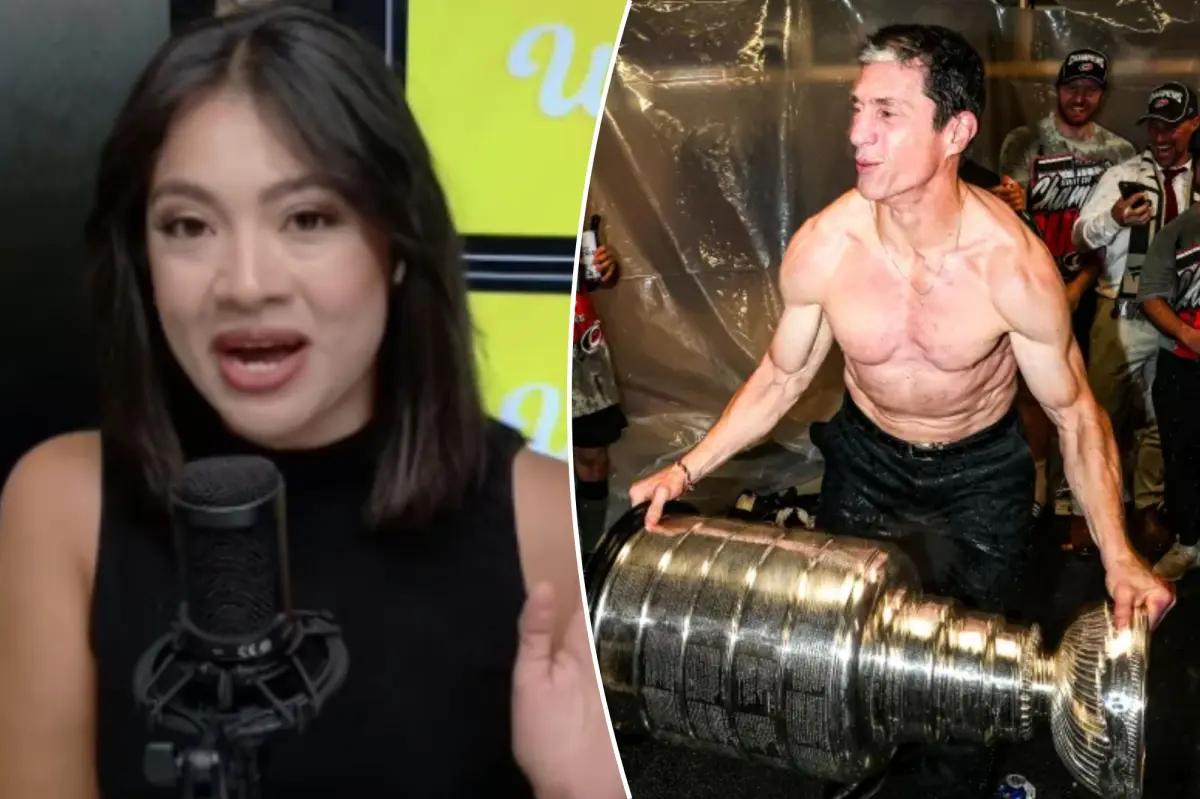 TV reporter thirsts over married Hurricanes head coach Rod Brind’Amour: ‘I’ll be waiting in the wings’