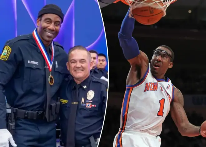 Former Knicks star Amar’e Stoudemire graduates Florida police academy, becomes officer