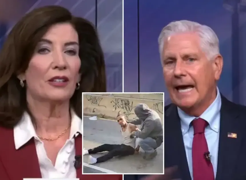 Blakeman blasts Hochul for sanctuary policies after NYC ICE shooting during contentious gov debate