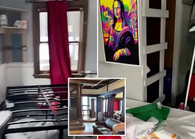 Inside the ‘Cornell 7’ frat bedroom where woman was allegedly gang-raped, chilling footage reveals