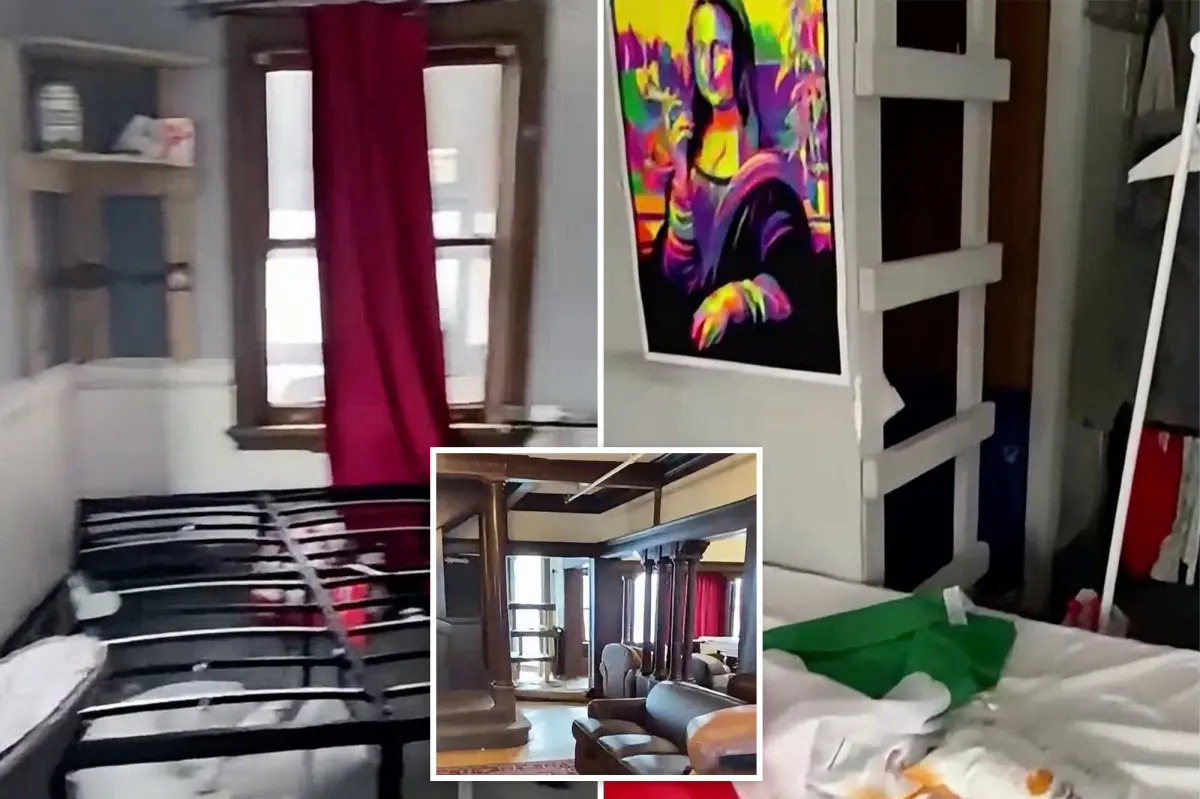 Inside the ‘Cornell 7’ frat bedroom where woman was allegedly gang-raped, chilling footage reveals
