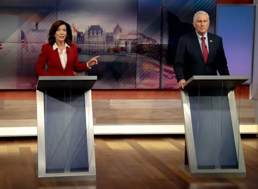 Hochul, Blakeman debate live updates: Combative debate wraps as Trump, affordability take center stage