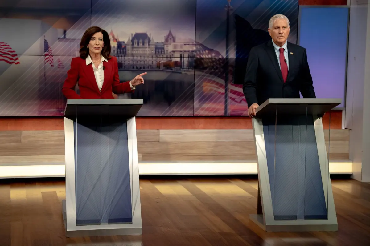 Hochul, Blakeman debate live updates: Combative debate wraps as Trump, affordability take center stage