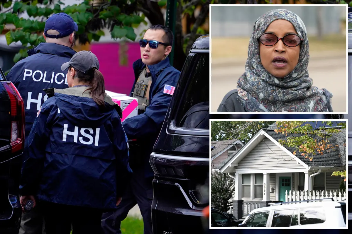 Ilhan Omar responds to raid on DC home with five-word warning to Trump
