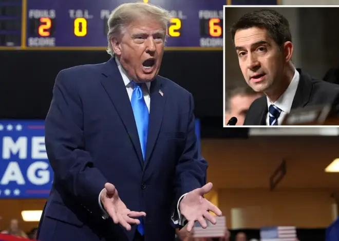 Furious Trump doxes Sen. Tom Cotton, releases personal cell number, over bill to end daylight savings
